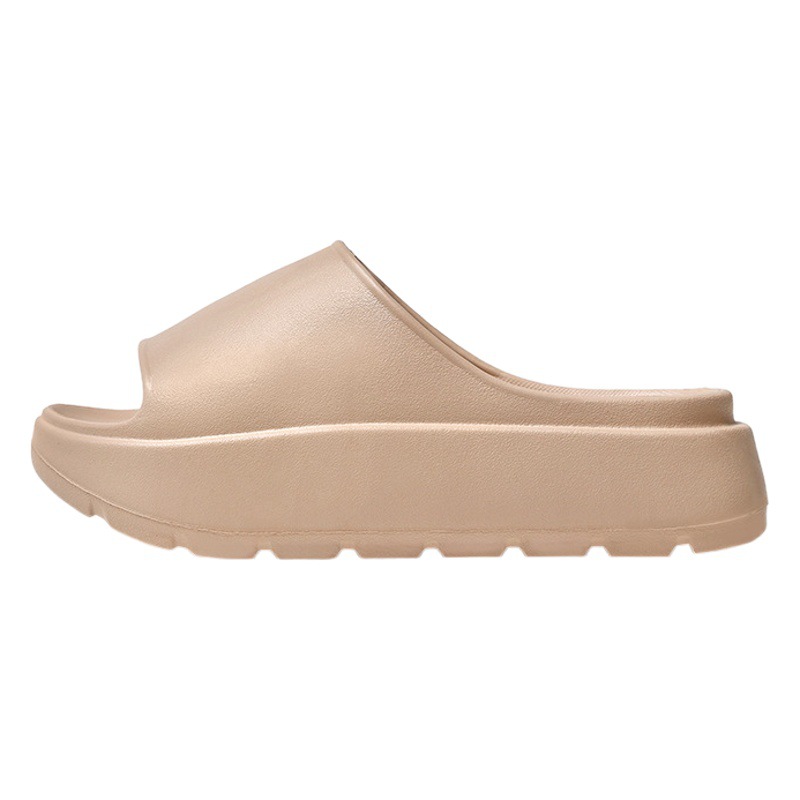 EVA Thick-soled High-heeled Slippers Women's Home Bathing Non-slip Soft-soled Outer Wear One-word Sandals and Slippers Women's Cross-border Wholesale