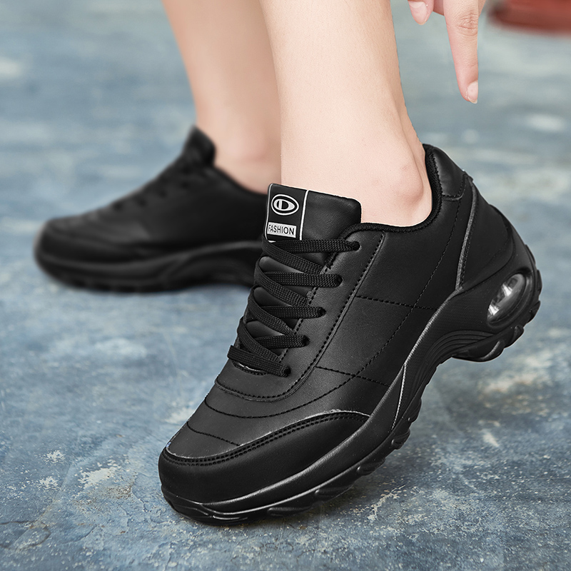 Picture of 2024 Black Dance Shoes Yang Liping Square Dance Shoes Soft Sole Women's Jazz Shoes Middle Heeled Sports Dance Shoes Not Tired Feet