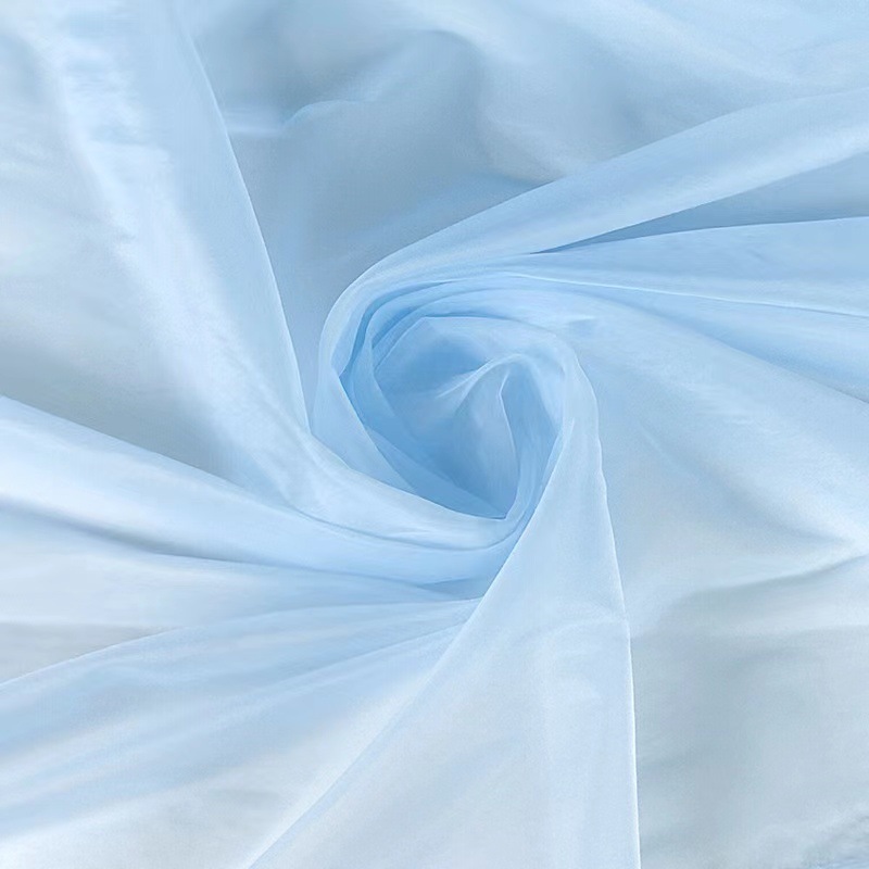 Skin-friendly Lover Cotton Super Soft Hanfu Big Sleeve Shirt Skirt Organa Tulle Transparent Glossy Fabric Tencel Silk Rosa