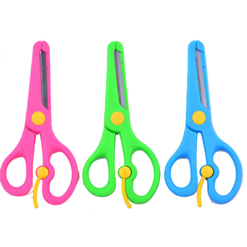 Picture of Children's Scissors, Safe, Handmade, Round-Headed, Stationery, Kindergarten Paper-Cutting, Primary School Students' Art, Art and Craft, Office Scissors Wholesale