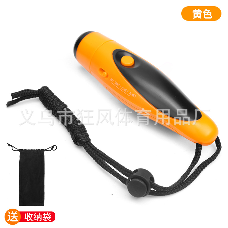 Picture of Three-Tone Digital Whistle High Decibel Basketball Football Sports Referee Whistle Pigeon Training Survival Command Whistle