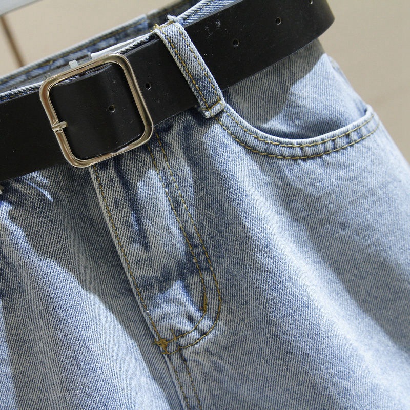 Picture of Women's Denim shorts summer new 2020 fashion versatile slimming Korean style wide leg curling A- line hot pants ins fashion