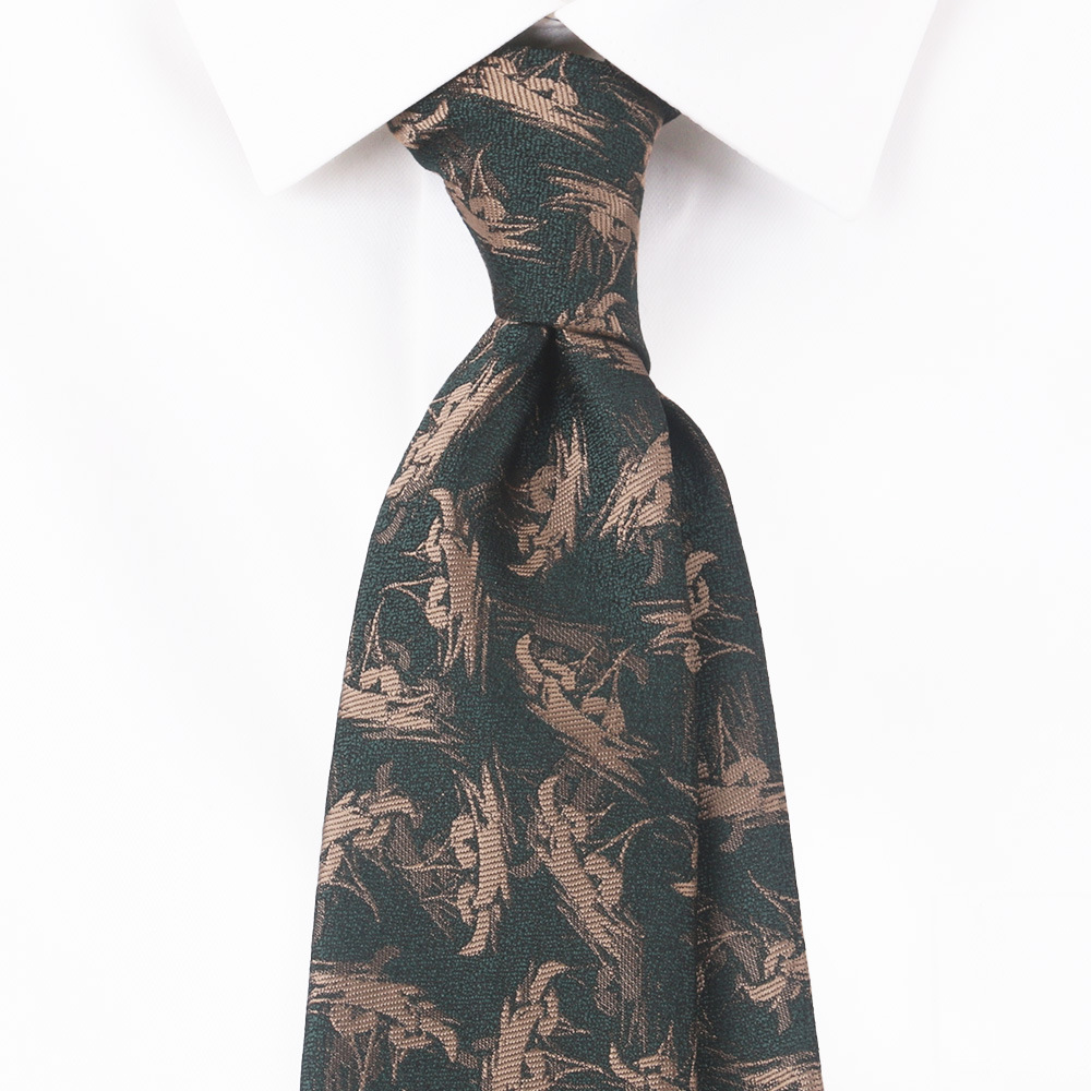Picture of Tie Men's Dress Korean British Gentleman European and American Style Striped Brown khaki 8CM Hand Tie Professional Fashion
