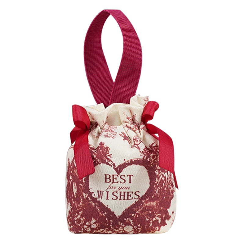 Chinese-style wedding candy bag wholesale folding-free gift box high-grade wedding candy box wedding candy bag wedding