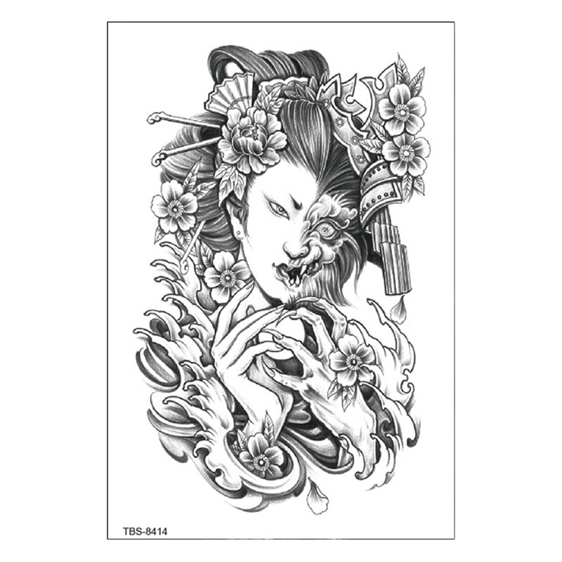 Cross-border waterproof tattoo sticker totem character tattoo sticker manufacturers spot wholesale tattoo