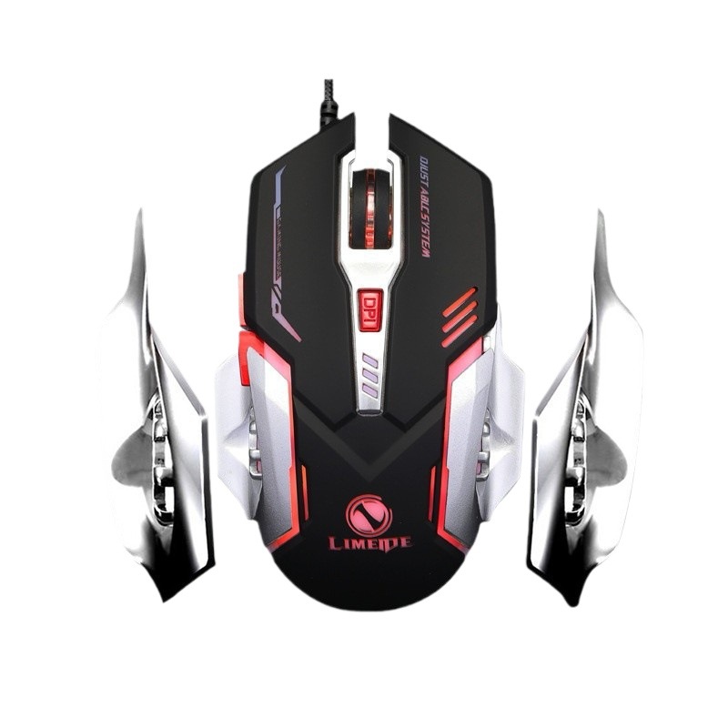 Picture of Li magnesium V2 hot wheels 6D notebook game desktop computer game electronic competition mechanical mouse USB wired mouse