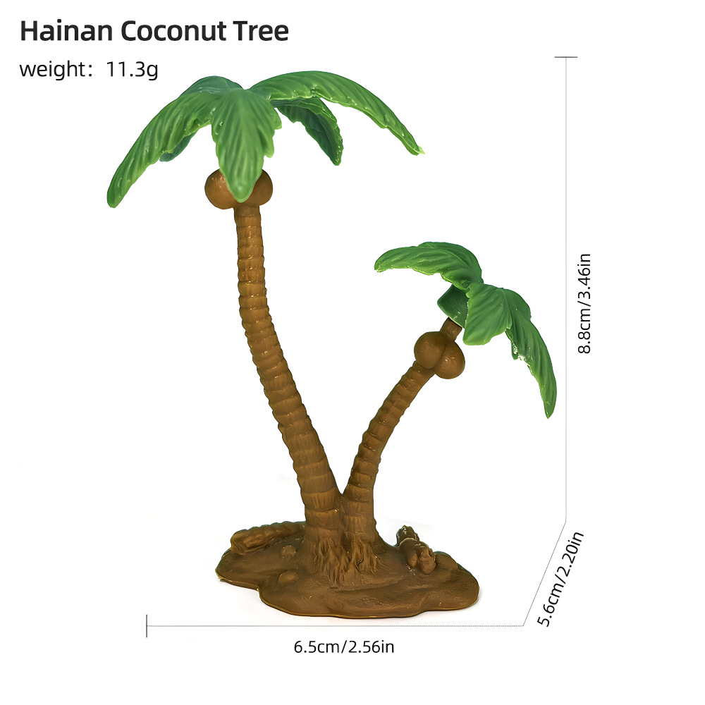 Picture of Dinosaur Animal Scene Ornaments Simulation Plant Tree Wood Volcano Stone Fence Dinosaur Egg Sand Plate Model Accessories