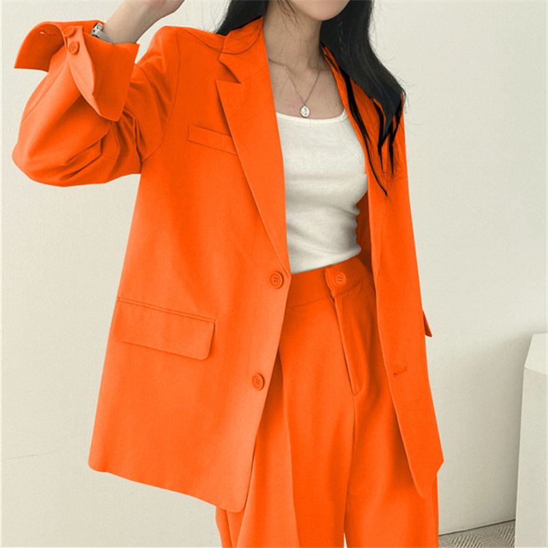 Picture of Suit Jacket High Sense Women's Spring and Autumn Design Sense Thin Niche Professional suit Temperament Slim-fit Small Suit Two-piece Set