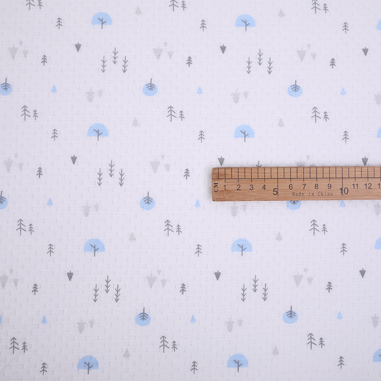 Picture of Bamboo fiber cotton printed air layer quilted jacquard knitted fabric new baby quilt soft fabric in stock