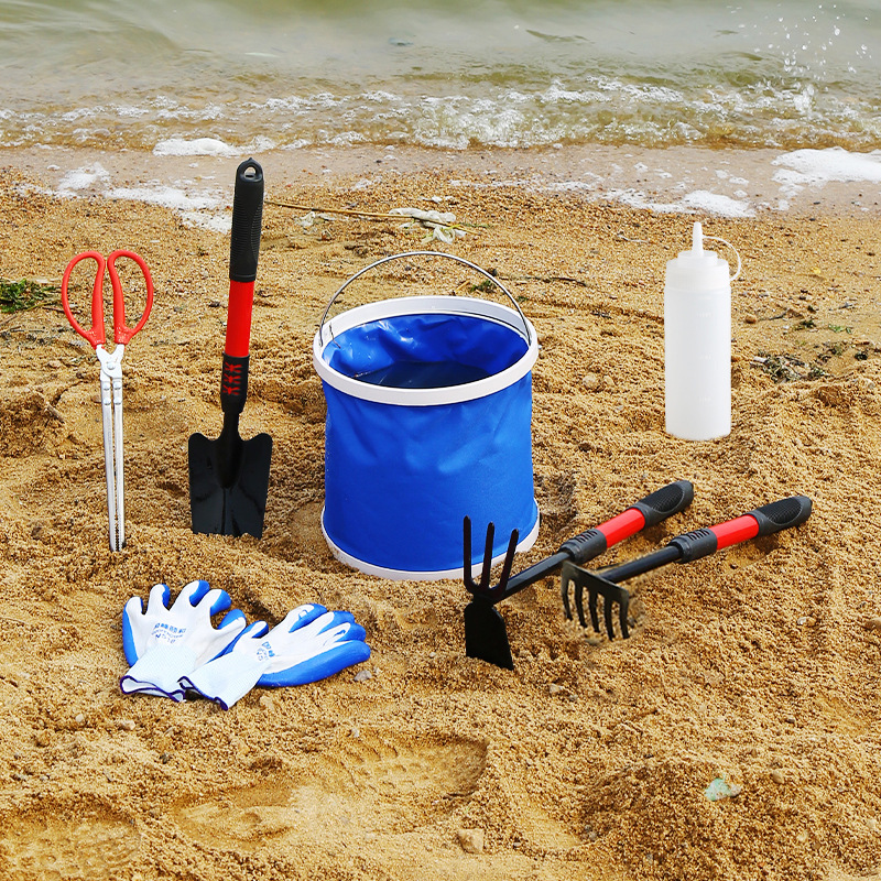Picture of Sea-driving tools suit children's beach sand digging special shovel sea-driving clip sand digging small rake sea-driving shovel