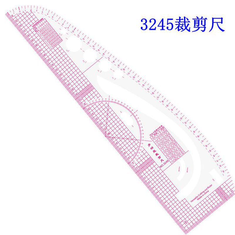 Picture of Multi-functional cutting ruler printing ruler layout ruler clothing cutting clothing School students plate proofing tool 3245