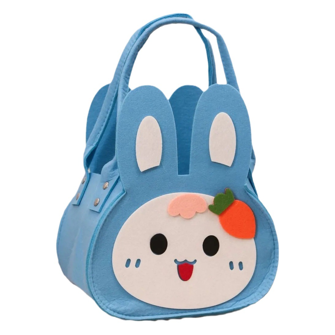New Cute Rabbit Bag Cartoon Shape Handbag One Hundred Days Banquet Accompanying Gift Creative Felt Rabbit Bag Gift