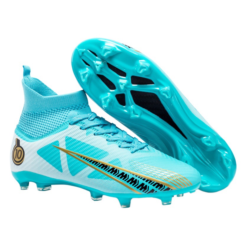 Football shoes men's high-top AG long nail TF broken nail sports competition training shoes non-slip Youth student football shoes