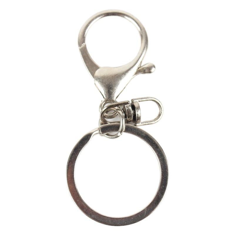 Key jewelry luggage accessories Key Ring 8 word diy key chain lobster clasp three-piece set spot