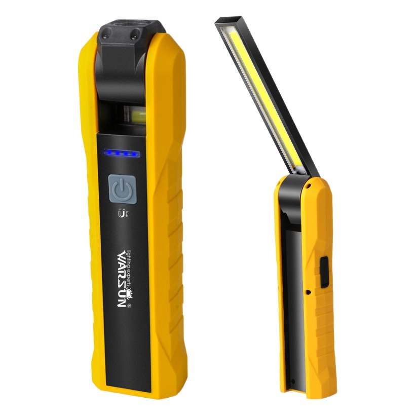 Walson factory X303 work light strong magnetic led auto repair super bright strong car repair rechargeable lighting flashlight