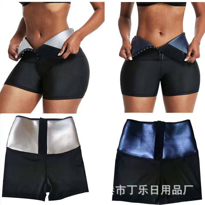Amazon European and American Sweat-Proof Pants for Women, Waist-Cinching, High-Waisted Butt-Lifting Running Yoga Clothes, Three-Quarter Pants for Women, Cross-Border