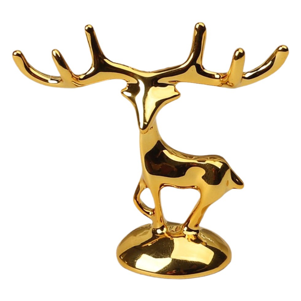 Home accessories elk handle fawn light luxury accessories handle tissue box daily necessities with lid handle top beads