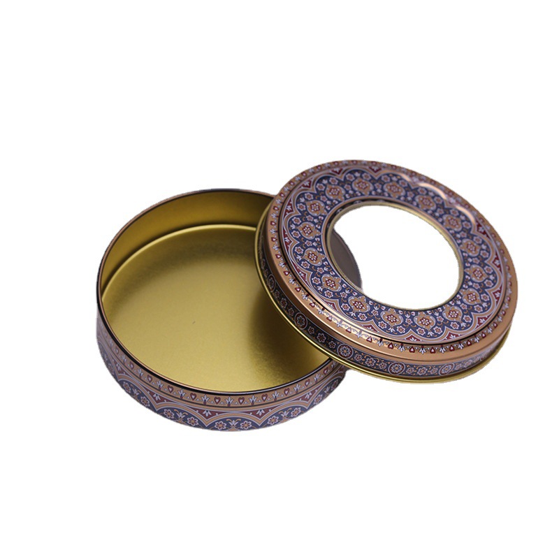 Picture of Tinplate box saffron packaging gift box saffron packaging iron box fan wenhua packaging iron box products