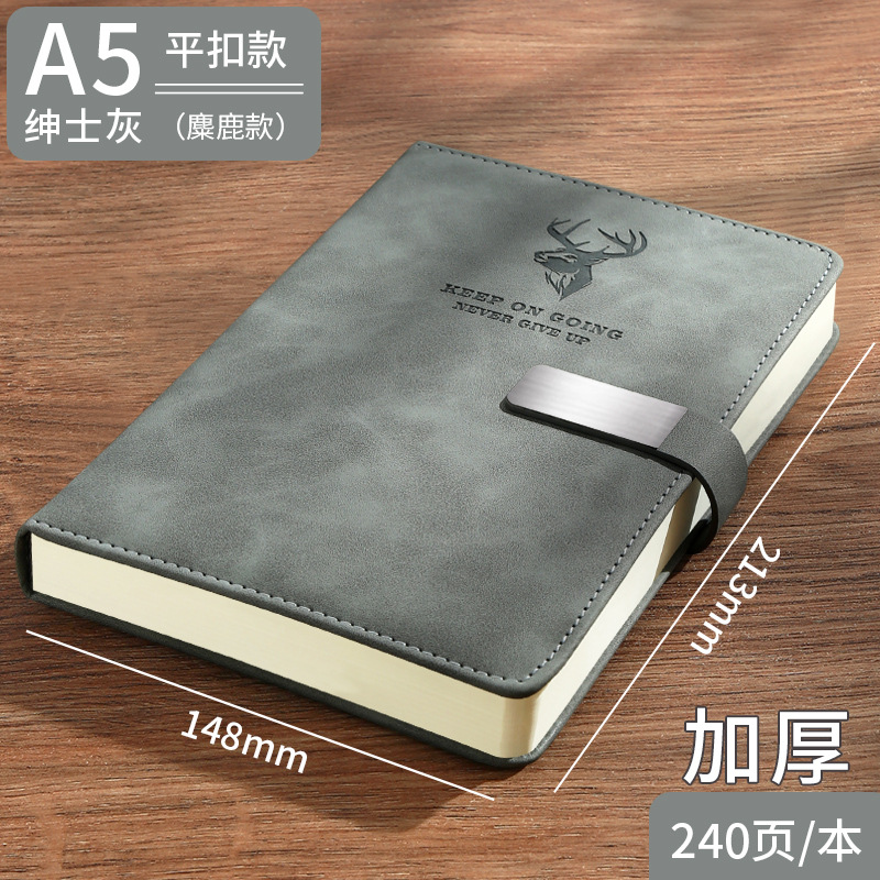 Picture of High-Looking A5 Notebook Imitation Leather Hand Ledger Thickeneded Conference B5 Simple Business Notepad Custom Logo