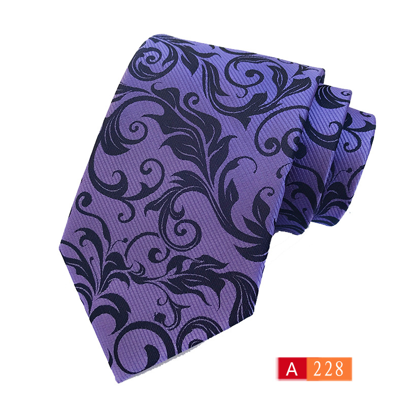 Picture of Men's tie polyester yarn-dyed fabric business wear tie source manufacturers in stock wholesale