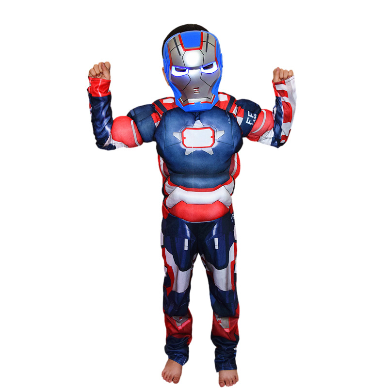 Picture of Spring and Autumn Iron Man Costume Stage Performance Suit Cosplay Children's Avengers Trendy Performance Costume