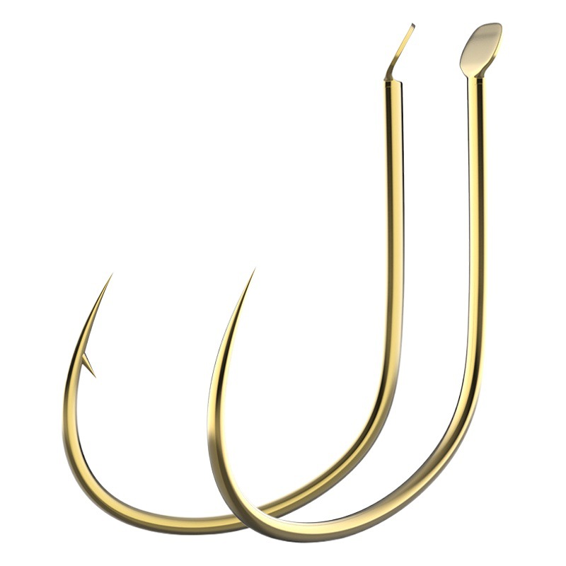Ring Sheng Yellow Tail Fish Hook Special Thin Strip Short Handle Tie Sub-thread Double Hook Yellow Plate Diao White Carassius auratus Fishing Hook
