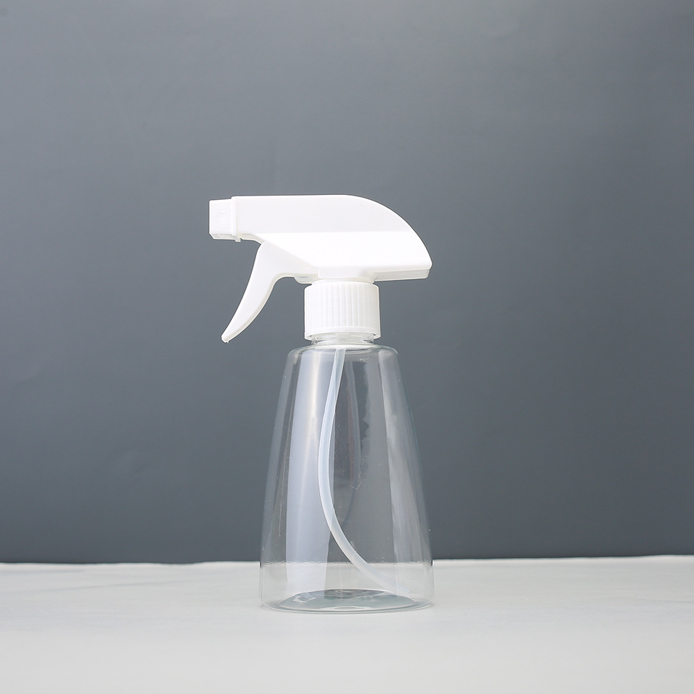 250ml Transparent conical bottle watering spray bottle detergent spray bottle multi-purpose PET plastic bottle