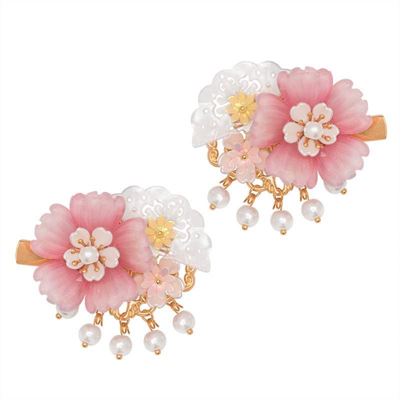 Picture of Children's Hanfu Headwear Girls' Hairpin Chinese Style Baby's Antique Tassel Step-by-Step Hairpin Little Girl's Antique Hair Accessories