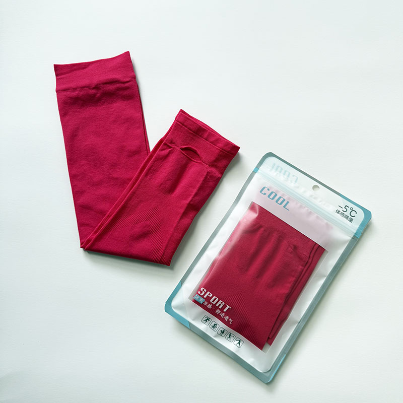 Picture of Ice Sleeves Sun Protection Sleeves for Men and Women, Ice Silk Sleeves with Customized Logo, Outdoor Cycling Anti-Uv Pure Color Ice Sleeves Arm Guards