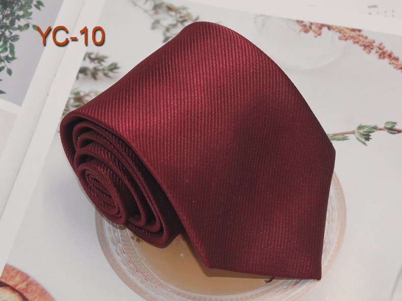 Picture of Business Casual Men's Tie Polyester Silk Twill Black Red Suit Accessories 8cm Hand Tie Solid Color Tie