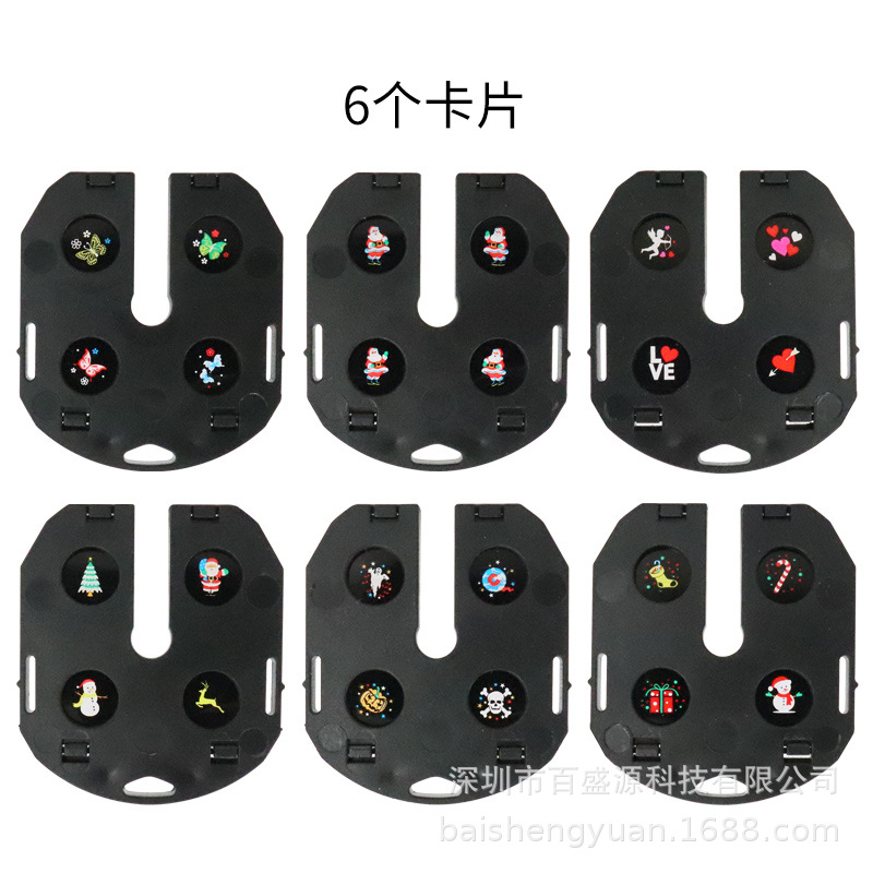 Picture of USB rotating light, highlight, led non-fading, film lamp, projection light, Christmas Halloween card change pattern, holiday ambient light