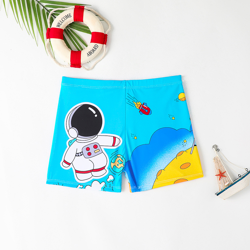 Picture of Cartoon boys swimsuit baby swimsuit good fabric boys small and medium-sized children swimming trunks a generation of children's swimming trunks