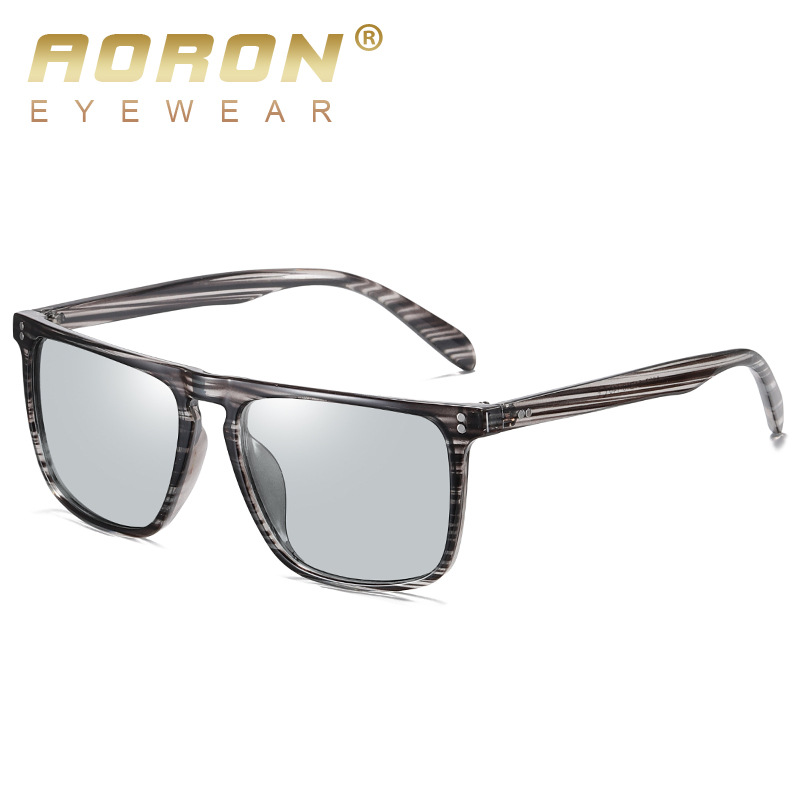 Picture of New AORON Polarized Sunglasses PC Glasses Fashion Colorful Rice Nail Color Changing Sunglasses for Wholesale A627