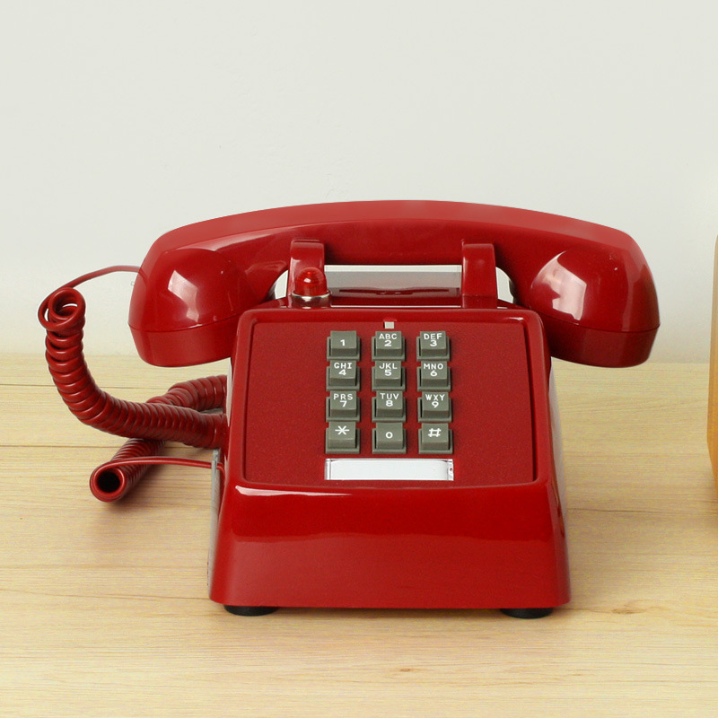 Picture of Bit HA25T Metal Ringtone Antique Telephone Hotel Guest Room Homestay Hotel Vintage Old-fashioned Home Fixed Phone