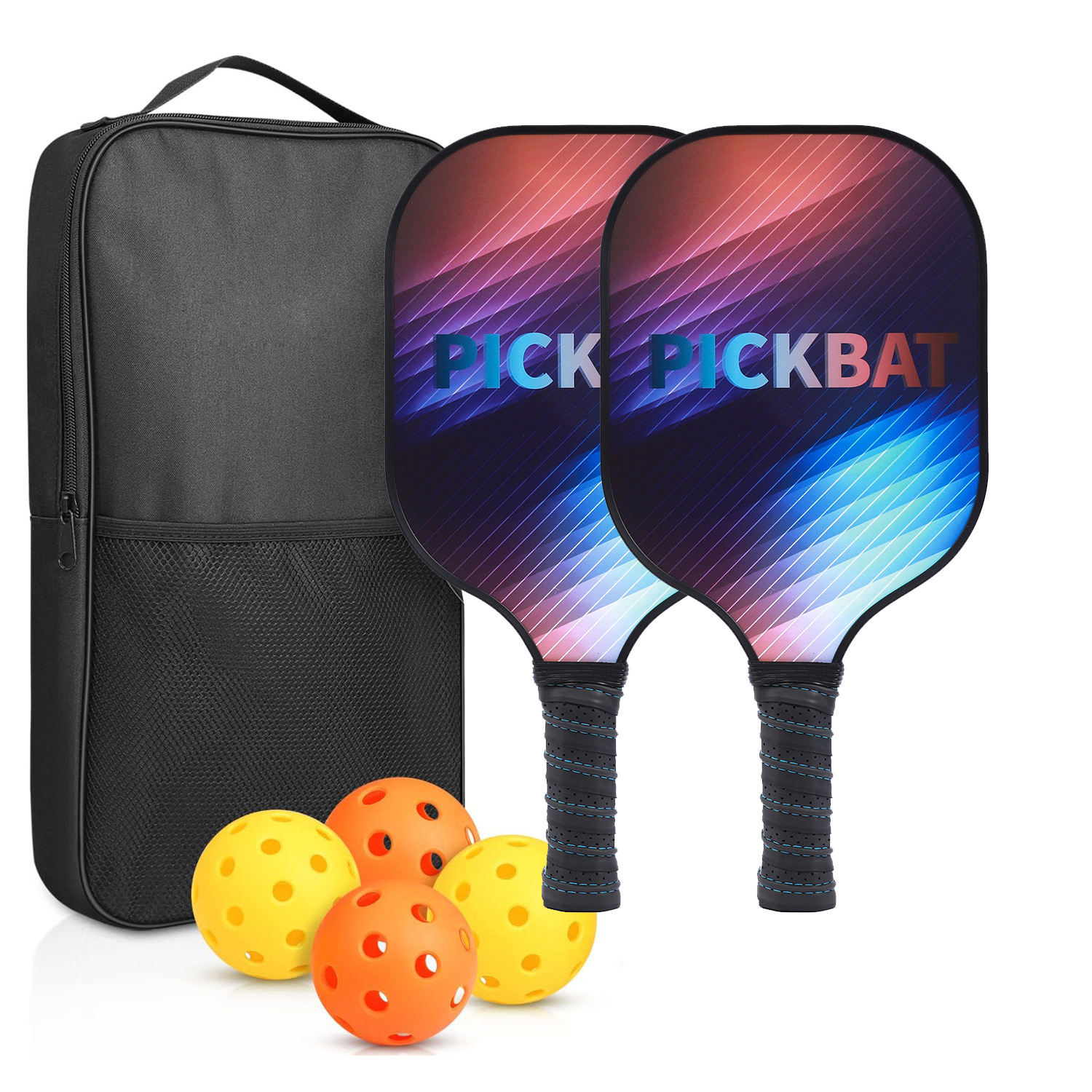 Picture of Peak ball racket glass fiber edge strip UV pattern design outdoor leisure entertainment cross-border pickle pickle racket