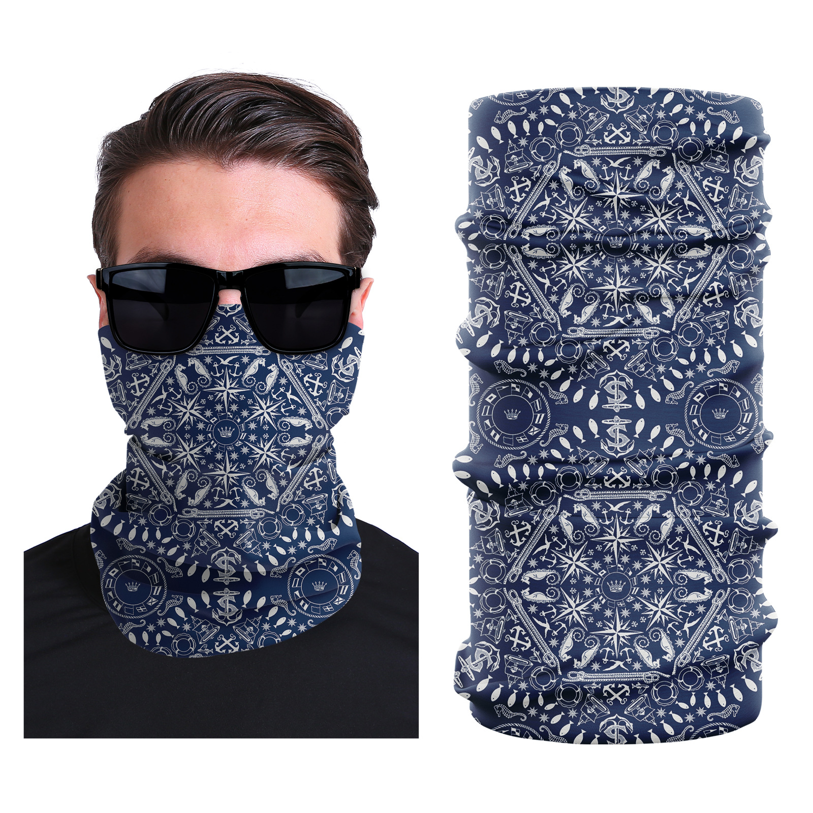 Picture of Xunhui magic scarf outdoor scarf mountaineering riding scarf high elastic seamless Ice Silk face towel cross-border bandana