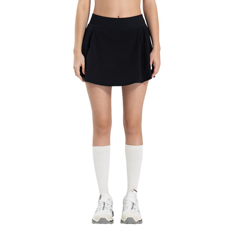 Shishi Mengke spring and summer new high waist belly contracting anti-exposure yoga skirt quick-drying breathable Sports tennis skirt for women