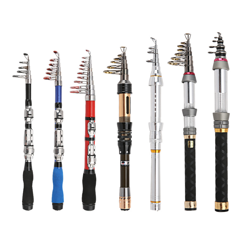 Cross-border fishing rod short section small sea Rod mini portable carbon small sea Rod small throwing rod 1 meter 1 meter 3