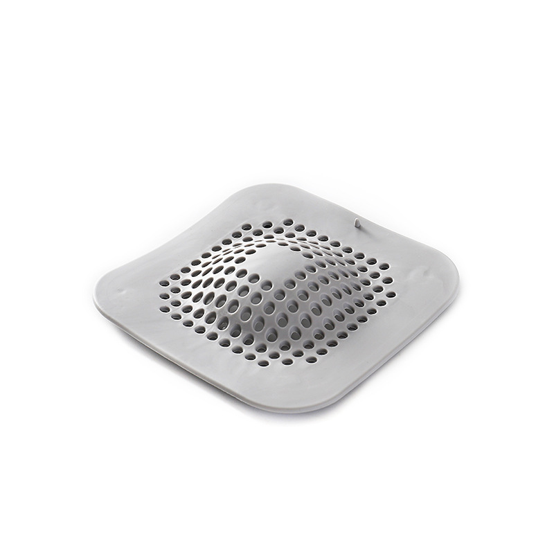 Picture of Sink anti-clogging silicone floor drain cover bathroom drain hair anti-clogging filter sewer filter