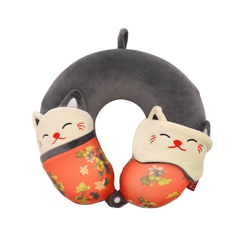 Picture of Cartoon animal slow rebound memory cotton U-shaped pillow leisure house office travel neck pillow neck pillow U-shaped pillow wholesale