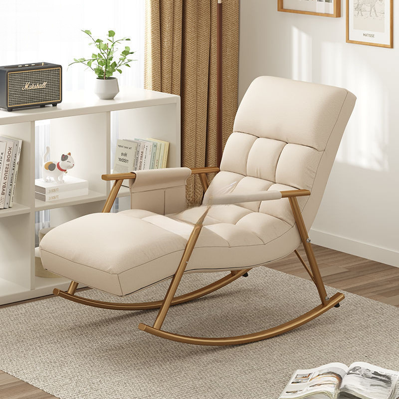 Internet Celebrity Rocking Chair Home Balcony Nap Leisure Lounge Chair Accessible Luxury Reclining Lazy Chair Scandinavian Lazy Sofa