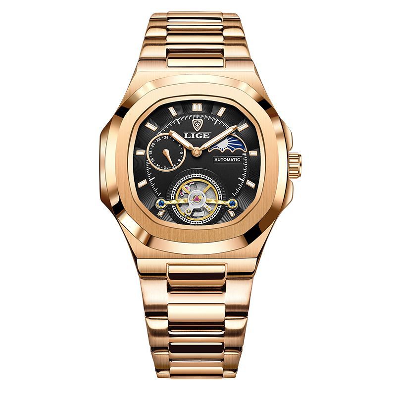 Picture of LIGE/LIGE Men's Watch Fashion Business Mechanical Watch Waterproof Multifunctional New Watch