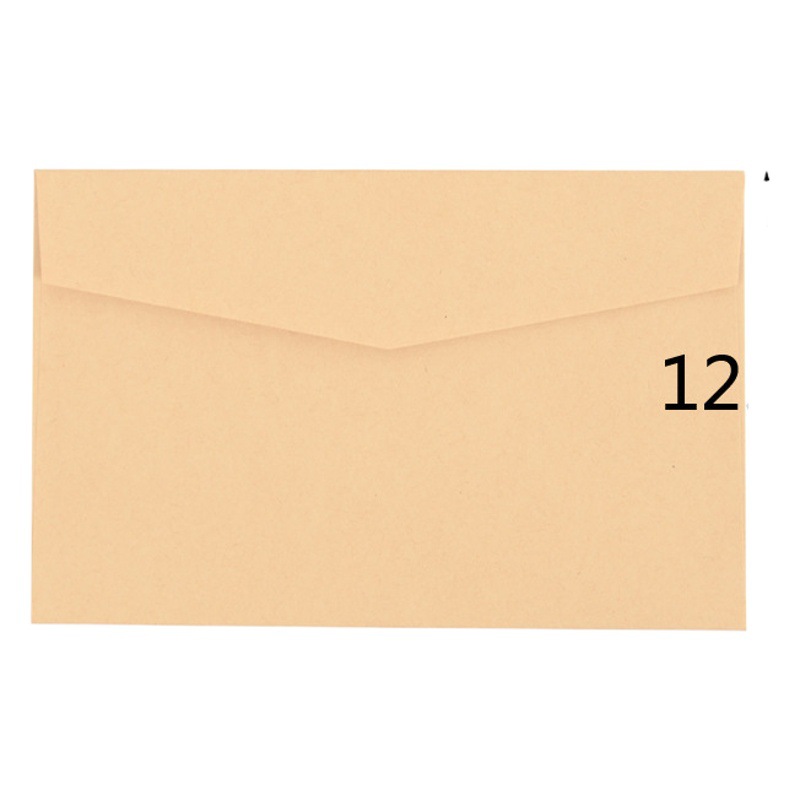 12.5 * 17.5cm Western-style No. 3 envelope color envelope solid color blank envelope greeting card postcard envelope