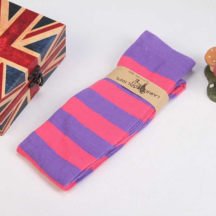 Picture of Spring Japanese Women's Socks All-match Striped Long Socks cosplay Anime Over-the-Knee Socks