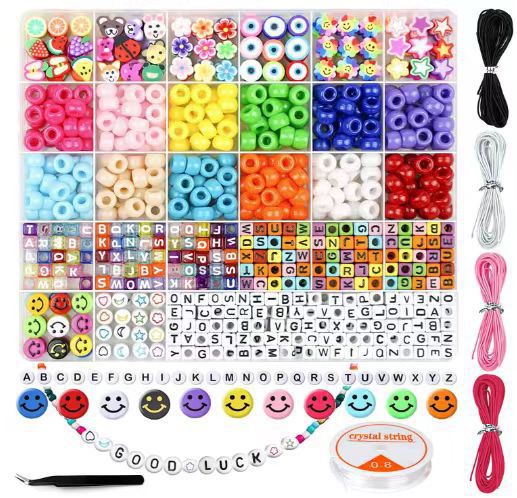 Picture of Amazon Animal Fruit Soft Clay Letter Bead Pendant DIY Jewelry Bracelet Necklace Earrings Making Accessories