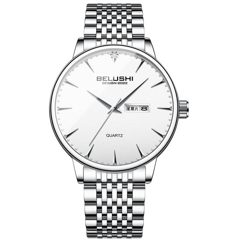 Picture of Bellows wholesale watch men's watch business stainless steel band waterproof men's watch fashion watch men's quartz watch