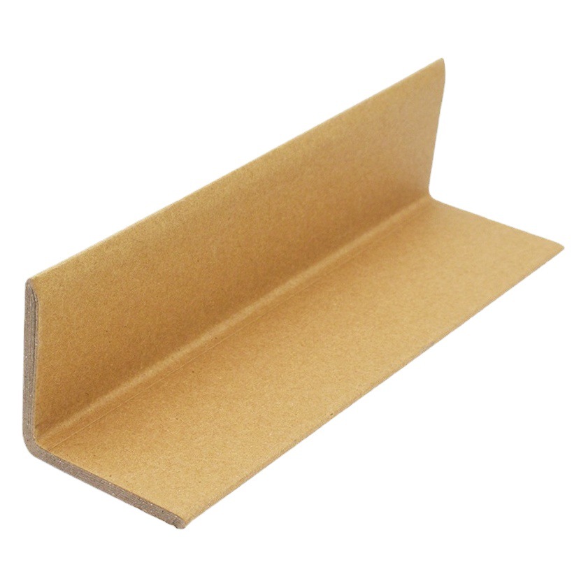 Decoration paper corner protection packaging bumper strip L-shaped right angle hardened door window closing edge strip Kraft paper corner protection