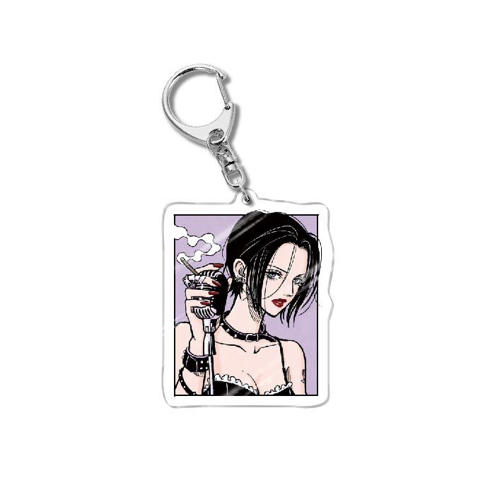 Picture of Anime cartoon peripheral nana another me in the world, xiaosongnai dazaki nana acrylic keychain