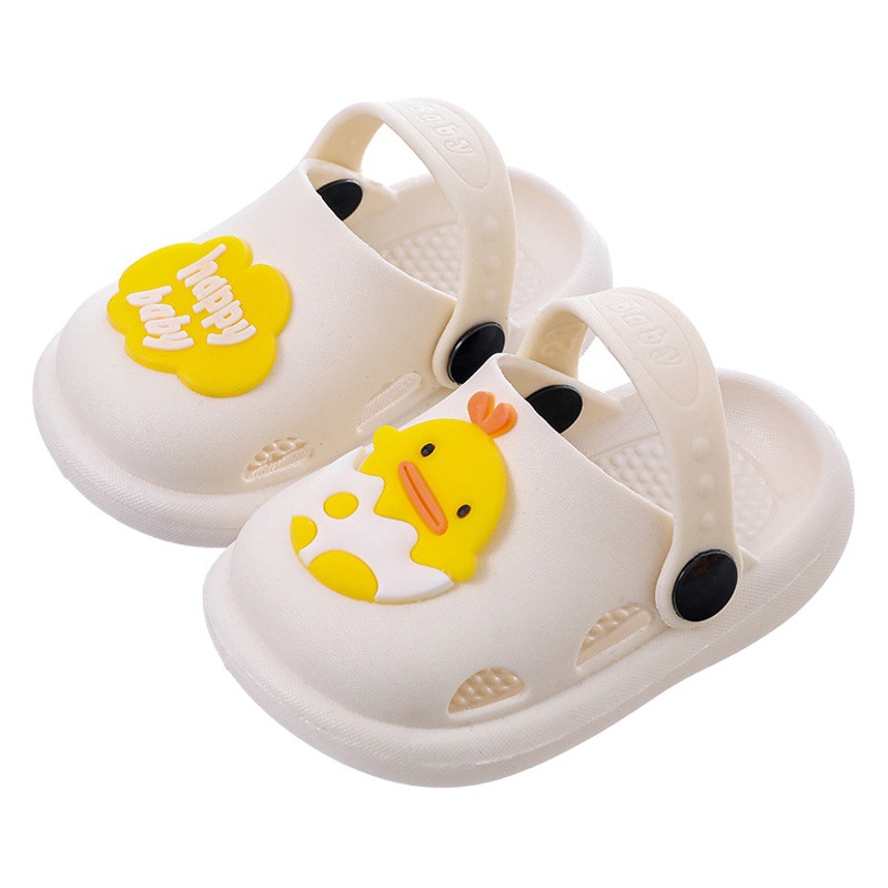 Children's Slippers Summer New Cute Cartoon Baby Girl Shoes Boys Soft Sole Non-Slip Home Bathroom Slippers
