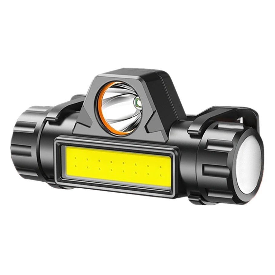 Popular Led Mini Headlight Strong Light Multi-Function Dual Light Source Magnetic Outdoor USB Charging Fishing Mini Headlight